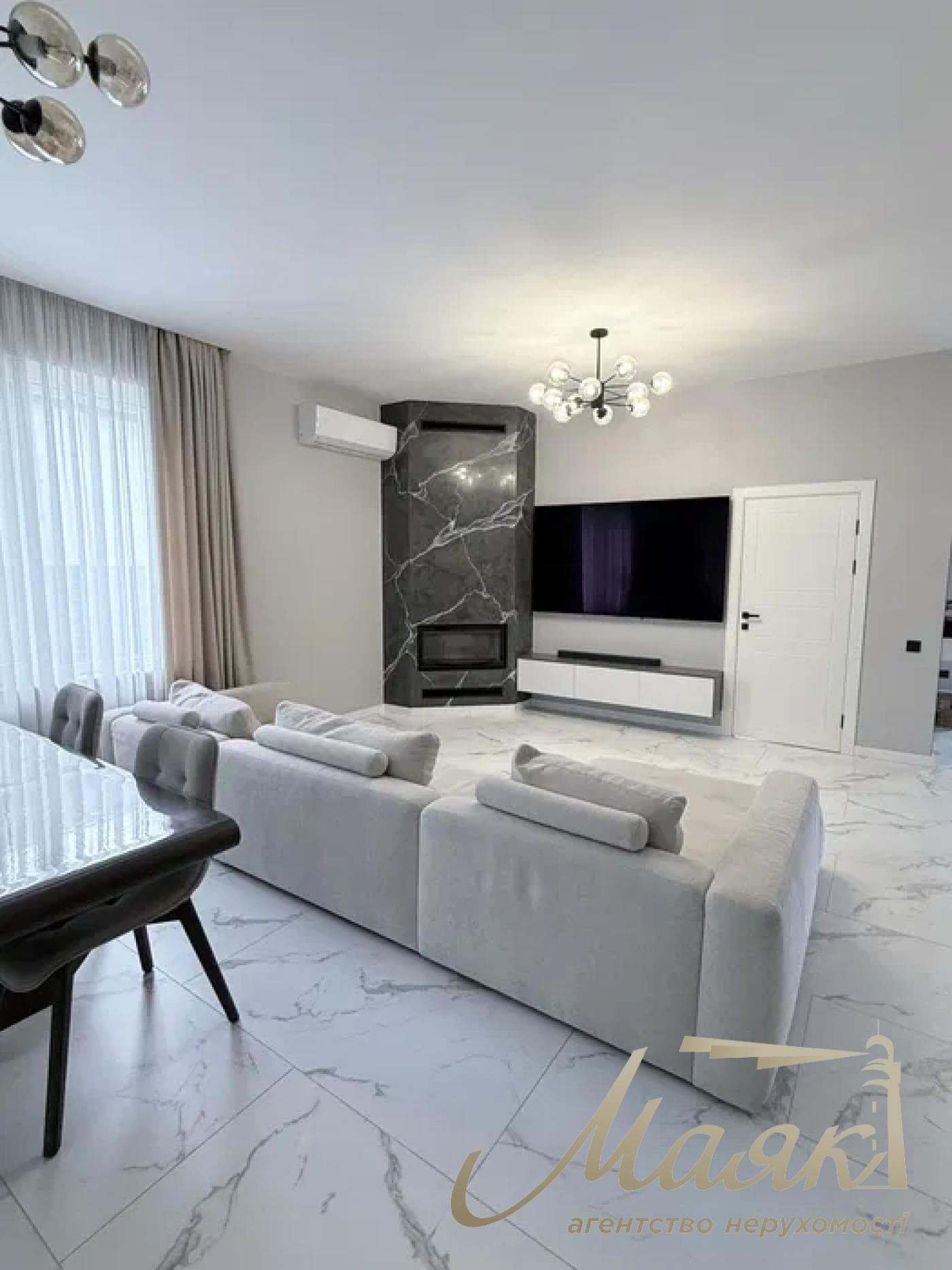 A stylish two-story house is for sale in a cozy wooded area in the village of Khodosivka—the perfect place for those who appreciate peace and quiet, nature, and the comforts of modern life.