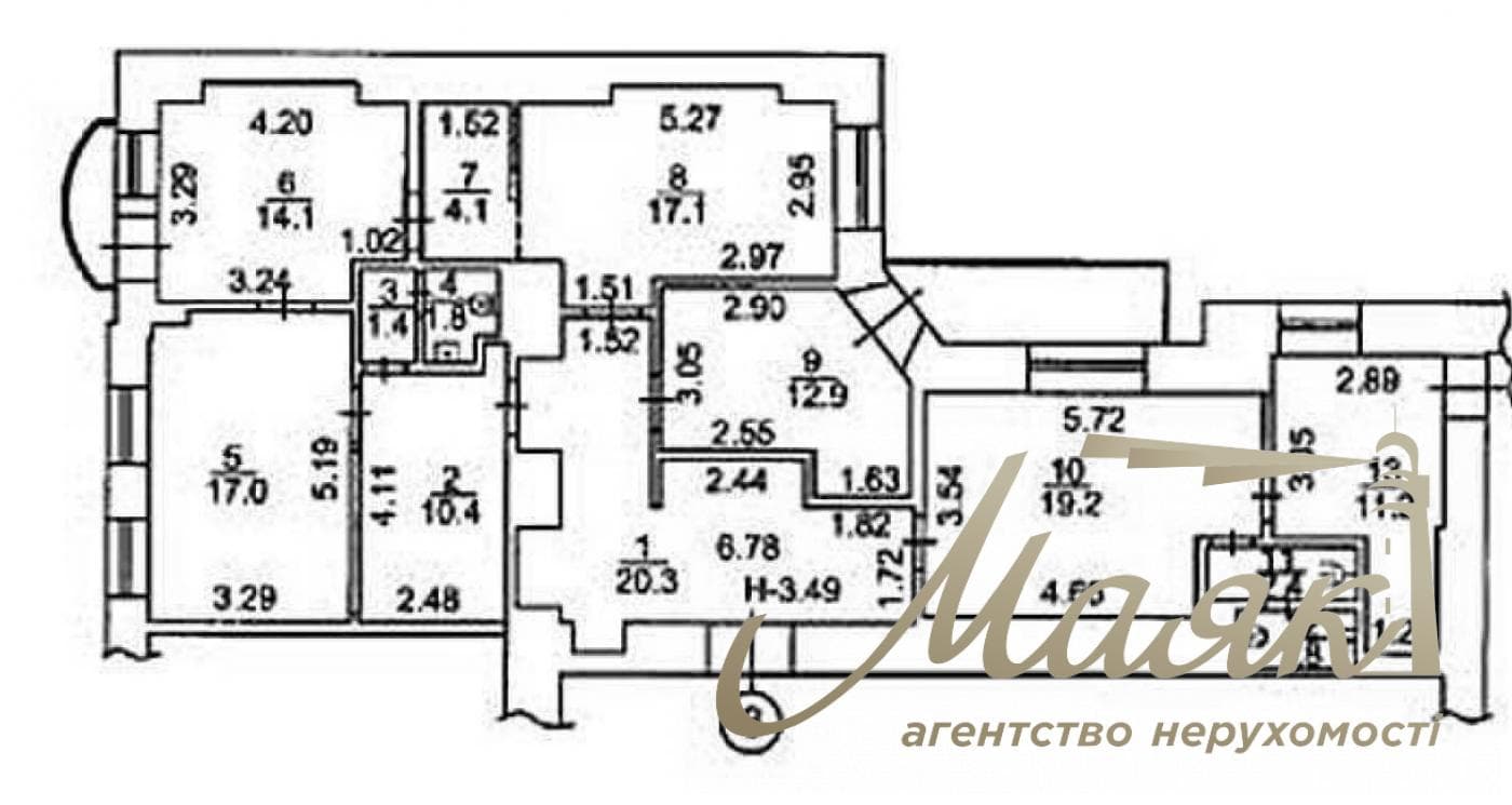 Продаж офісного приміщення 133 м.кв. Саксаганського, Печерськ, Центр