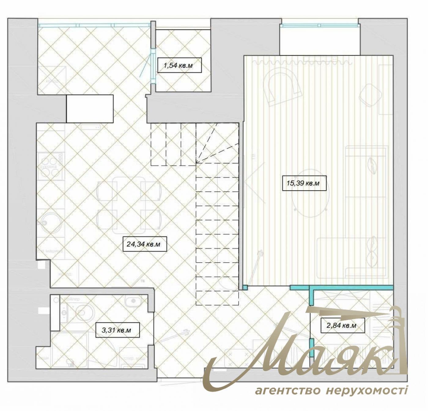 Продаж дворівневої 3к квартири ЖК Козацький, вул. Гарматна