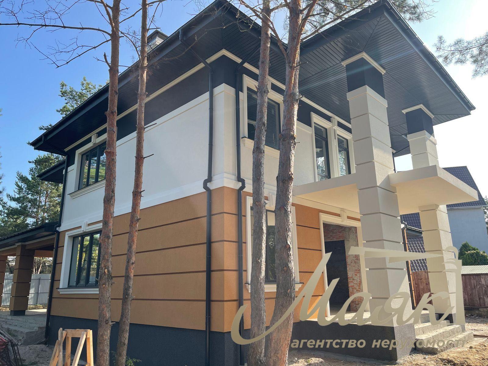 Продаж будинку 350м2 с.Козин. Б.Дамба-2 км. Сучасний будинок з басейном на ділянці з соснами!