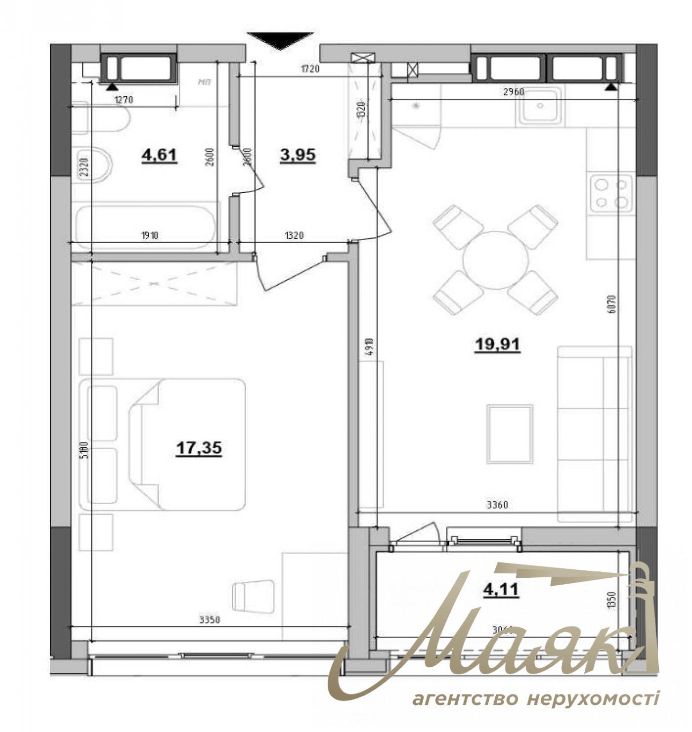 Продажа 1к. квартиры 50м2 в ЖК Maxima Residence, Максима Резиденс, ул. Коновальца, Печерск