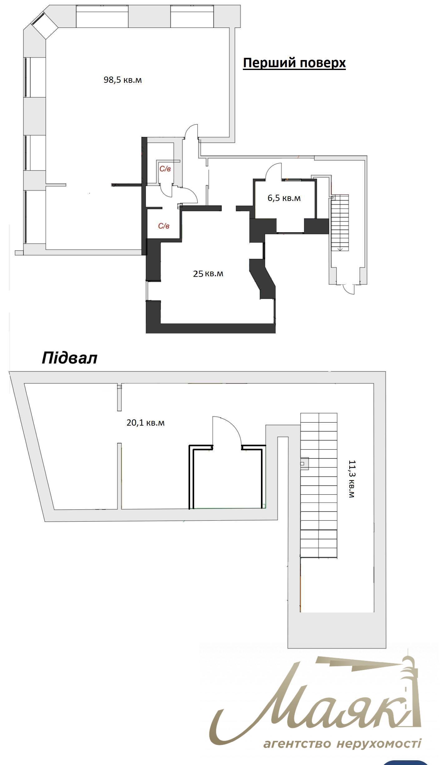 Аренда фасадного помещения под ресторан, салон, шоу-рум, Мазепы 18/19, Арсенальная