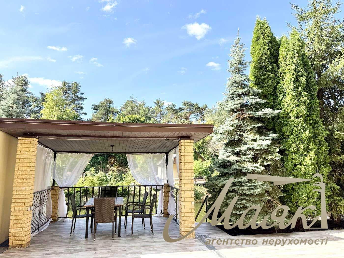 Townhouse for rent: 292 m², 3 bedrooms, terrace with waterfront access, self-contained; Kozin/Koncha-Zaspa village, Anatoliy Solovyanenko Street, Kyiv Oblast, Obukhiv direction
