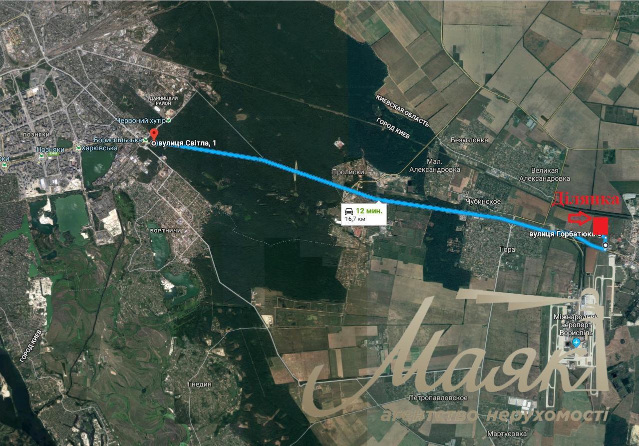 Sale / Commercial land / Gorbatyuka st., Boryspil