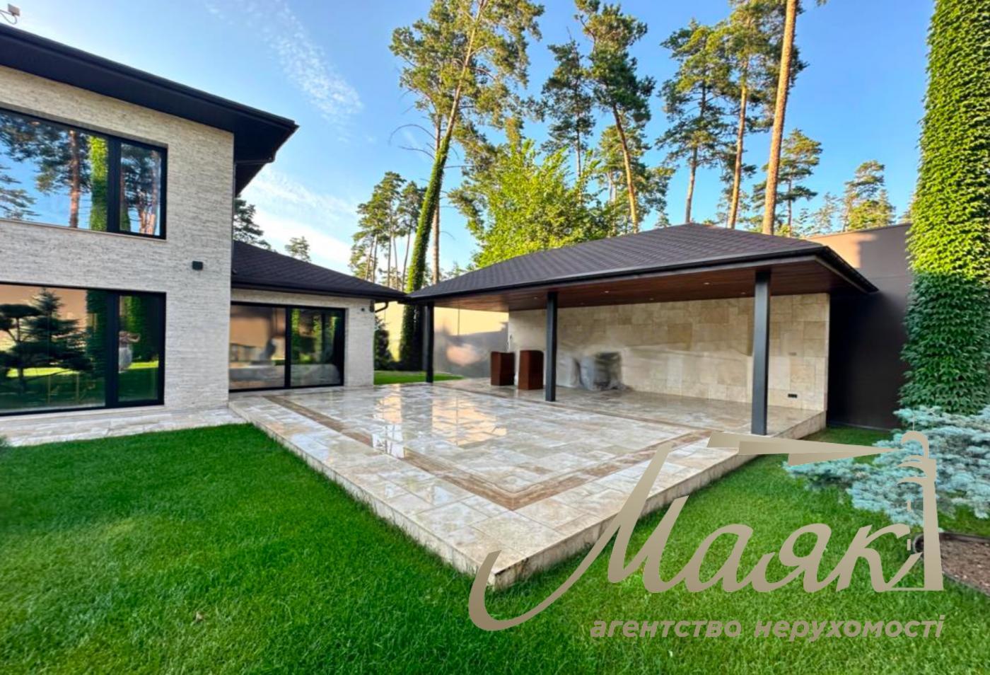 Оренда будинку 370м у лісовій зоні з басейном с.Плюти, Козин, Конча-Заспа, Обухівський р-н