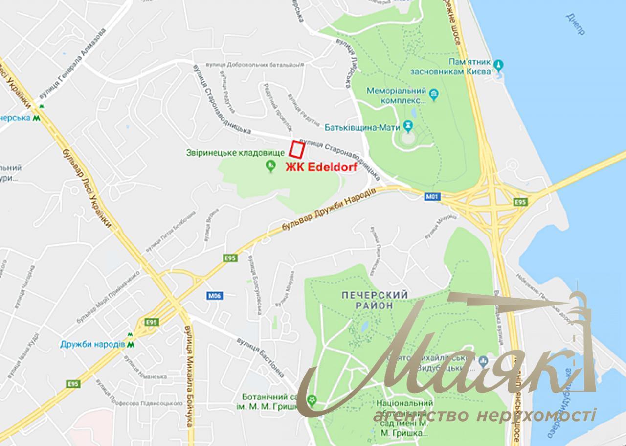 Продаж видового пентхауса в ЖК "Edeldorf" Печерськ вул.Старонаводницька