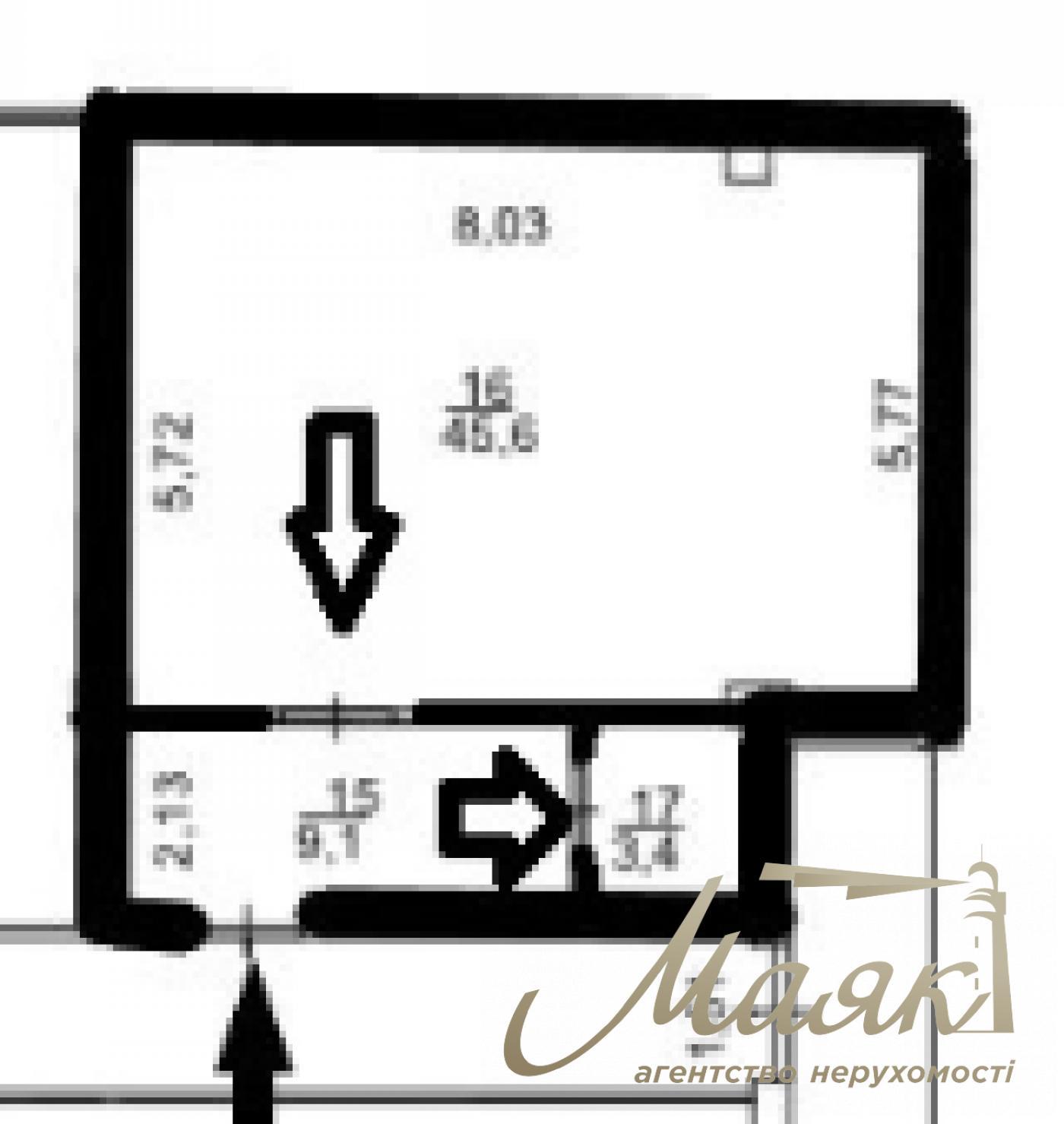 Office for rent 58m2 in BC Trinity, Pechersk