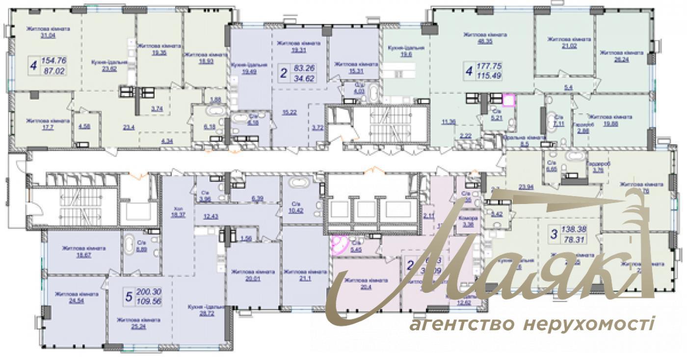 Продаж видової 5-ти кімнатної квартири, 200 м2 у ЖК Новопечерські Липки, вул. Драгомирова, Печерський р-н