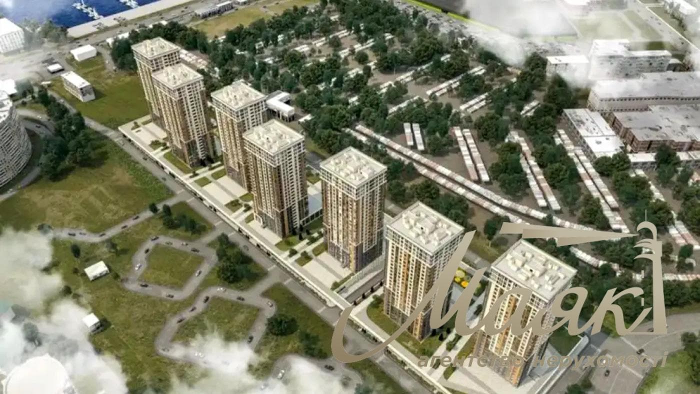 Продаж 2-кімнатної квартири з гарним видом площею 61 м² у ЖК «Урловський-1», вул. Причальна, Дарницький район, Київ
