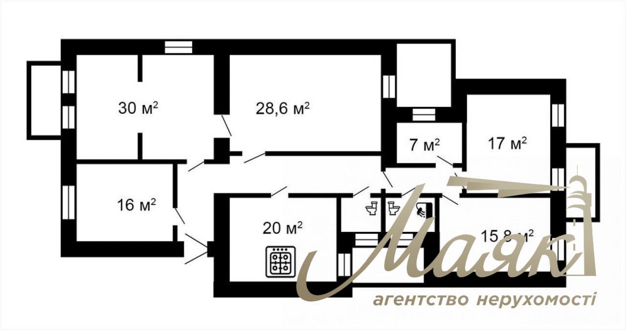 WITHOUT% sale of sq. 165m Kozlovsky Lipki Government quarter TRADE