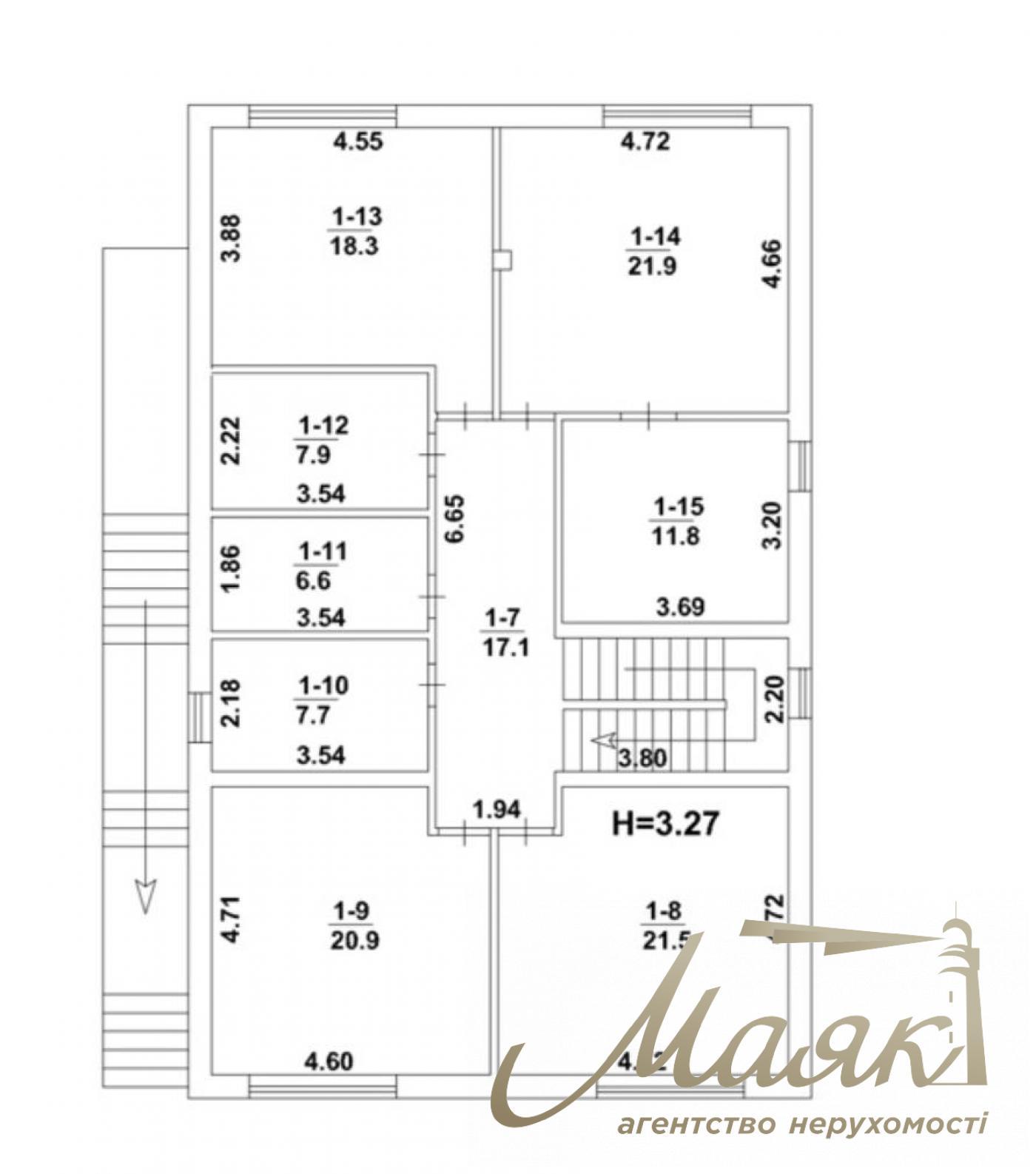 Продаж будинку з бомбосховищем у стилі Hi-Tech у Голосіївському районі