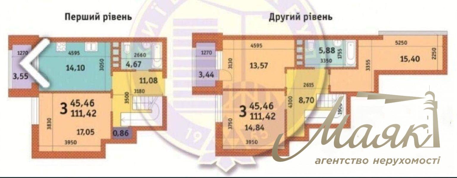 Продаж видового пентхауса ЖК ул. Патріса Лумумби 11, Печерськ