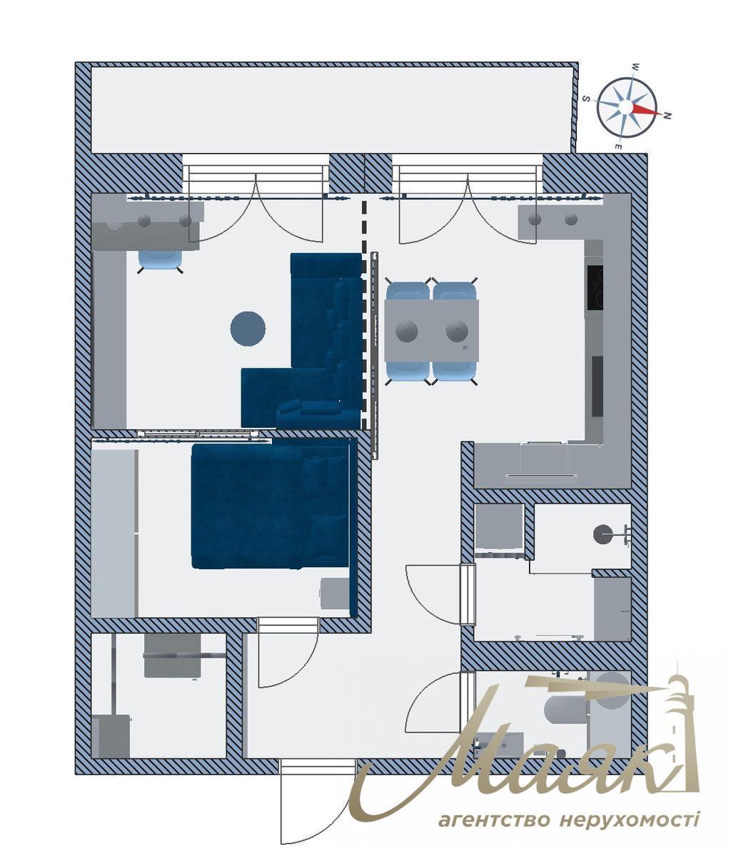 Rent of 1 room apartment in residential complex Podol Grad, Degtyarnaya st. 7, Podol