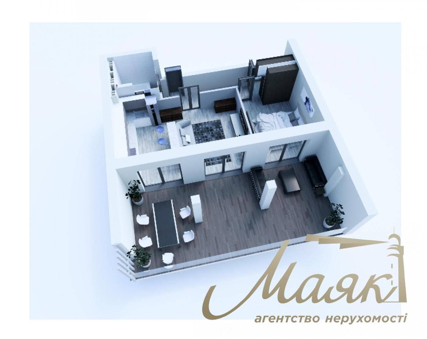 Продаж 2-х кімнатної квартири 109,68м2, Ходосівка, КМ XO RESIDENCE.