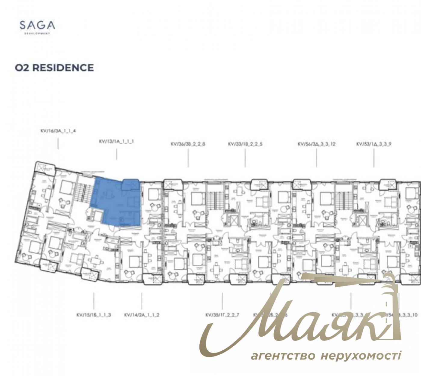 Продаж квартир ЖК О2 Residence