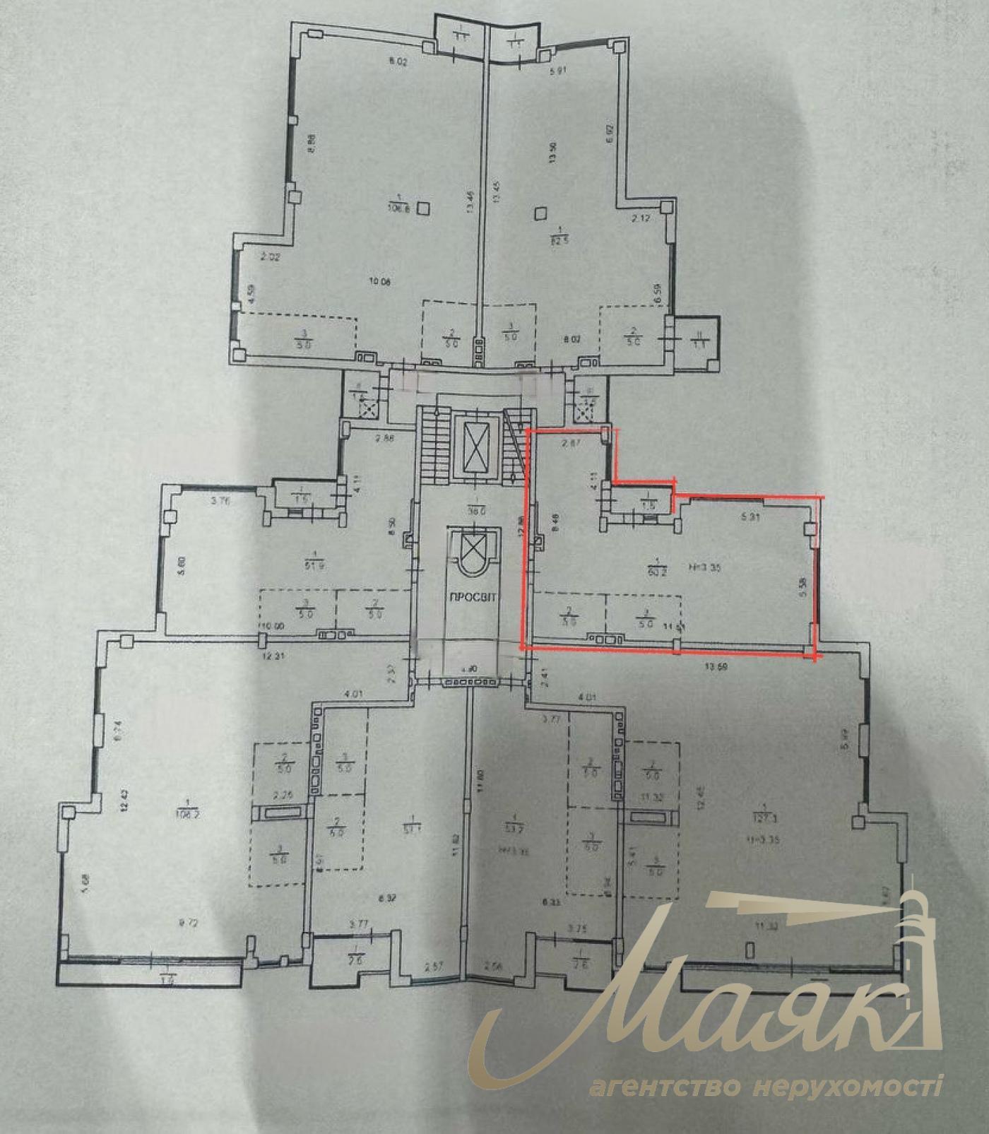 Продажа 2х-комнатной квартиры 65м2 в клубном доме Hidden, Печерск, Киев