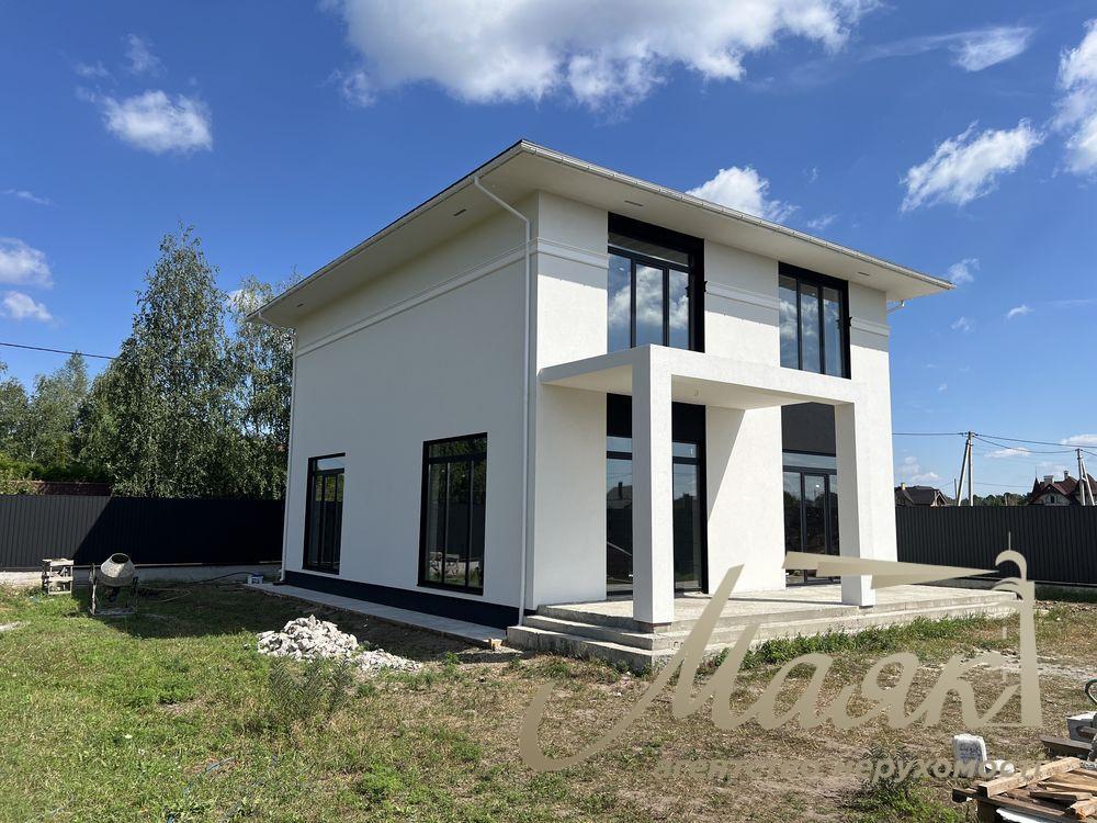 Sale of a new modern house of 170 m² on a plot of 10 hectares near the river. Kozyne.