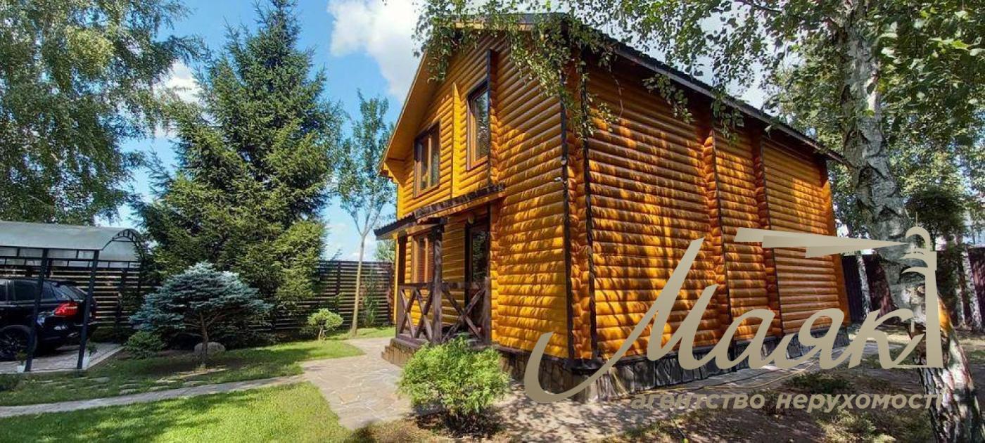 Sale of a 2-storey house 157m2 from a log, in the village of Kozin, Obukhov district, Kiev region