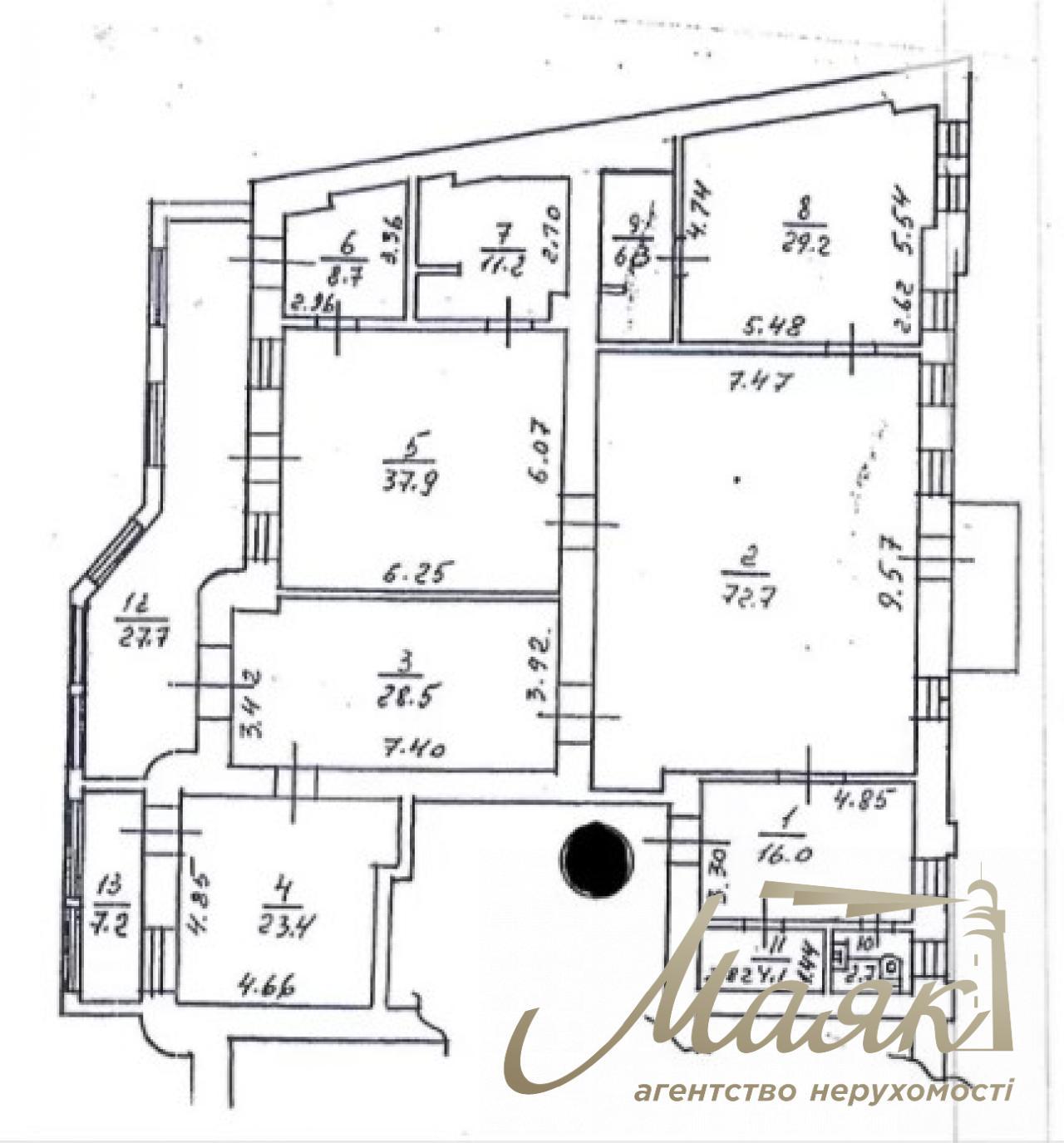 Продаж 3-х кімн. квартири, 278 м2, на вул. Городецького