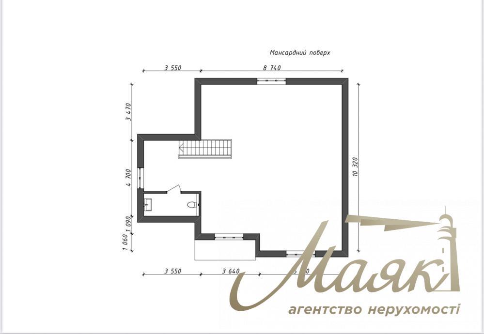 Продажа дома 283м2 в селе Гатное