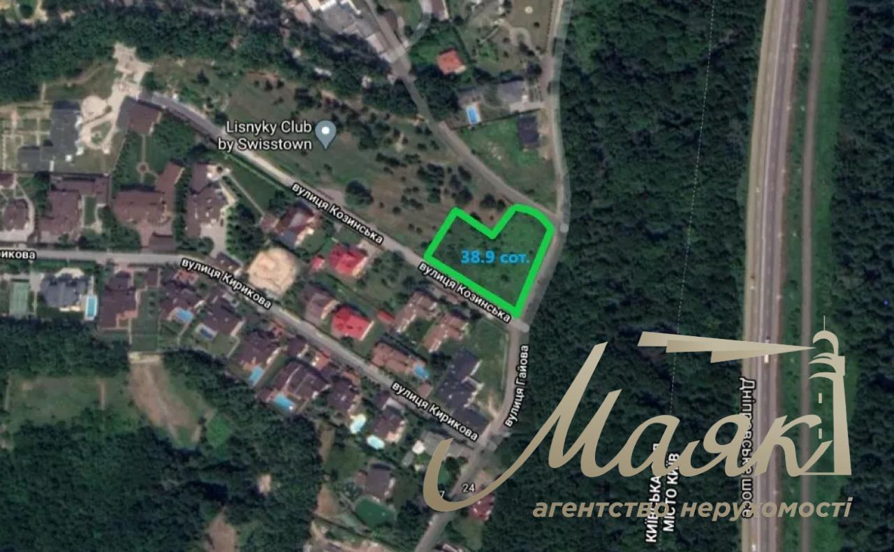 Sale of a plot in the village of Lesniki, 38.9 acres