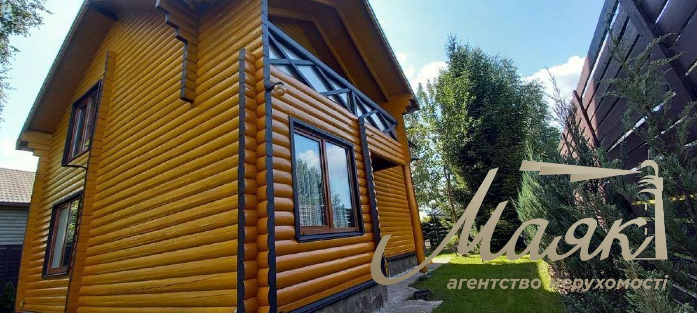 Sale of a 2-storey house 157m2 from a log, in the village of Kozin, Obukhov district, Kiev region