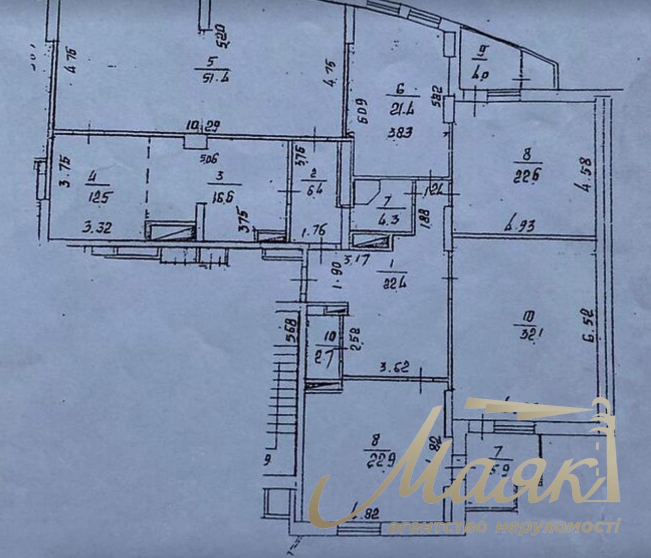 Sale of 4-room apartment Staronavodnitskaya 13 residential complex Volna