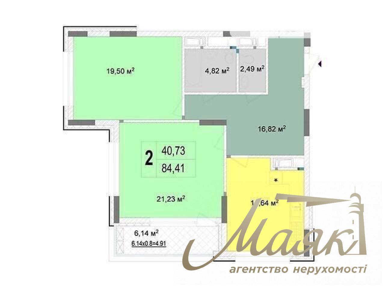 Продаж 2-х кімнатної квартири ЖК Новопечерські Липки, вул.Драгомирова 7