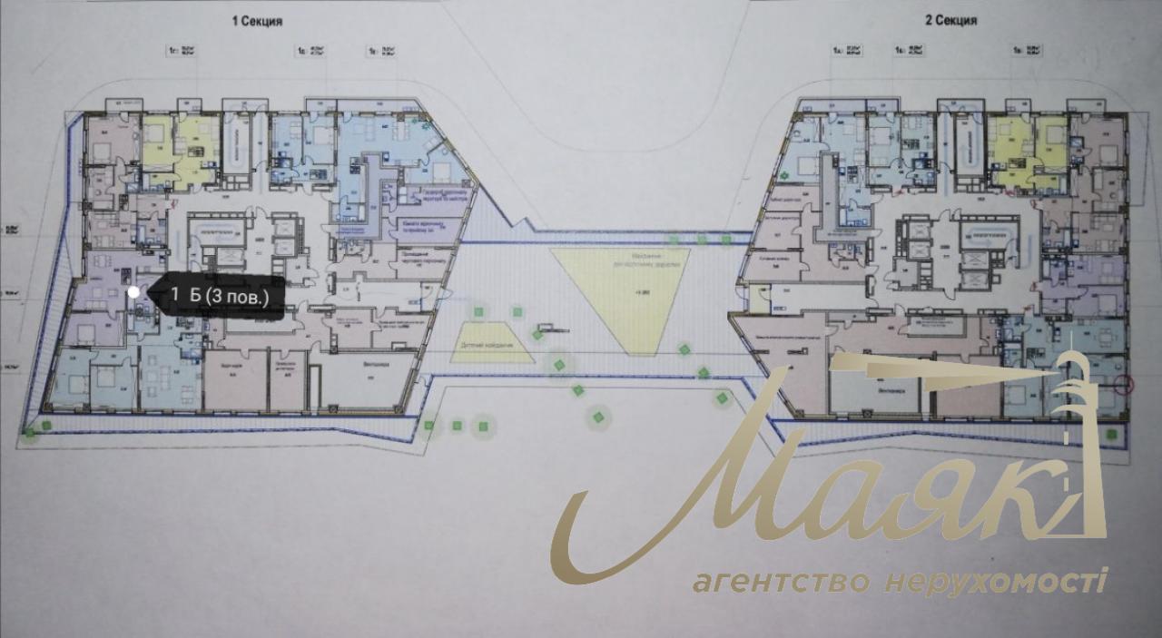 Продажа 2-комнатной квартиры по улице Е. Коновальца 19 ЖК "DIADANS"