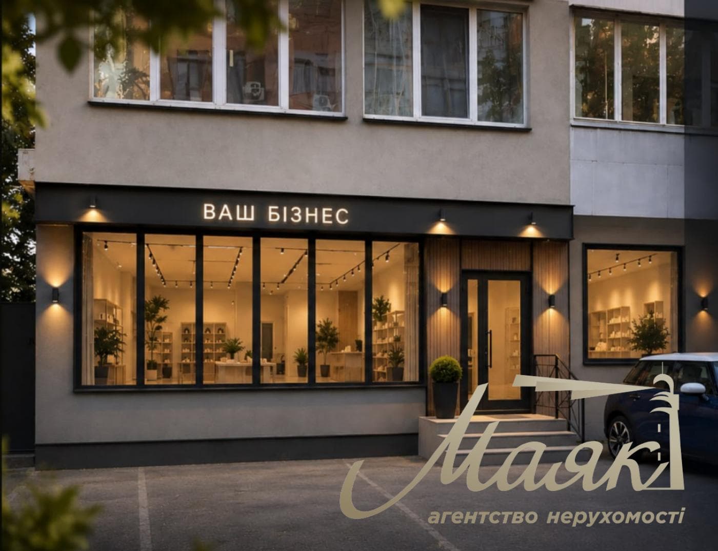 Продаж фасадного комерційного приміщення площею 71 м² Печерськ, вул. Панаса Мирного