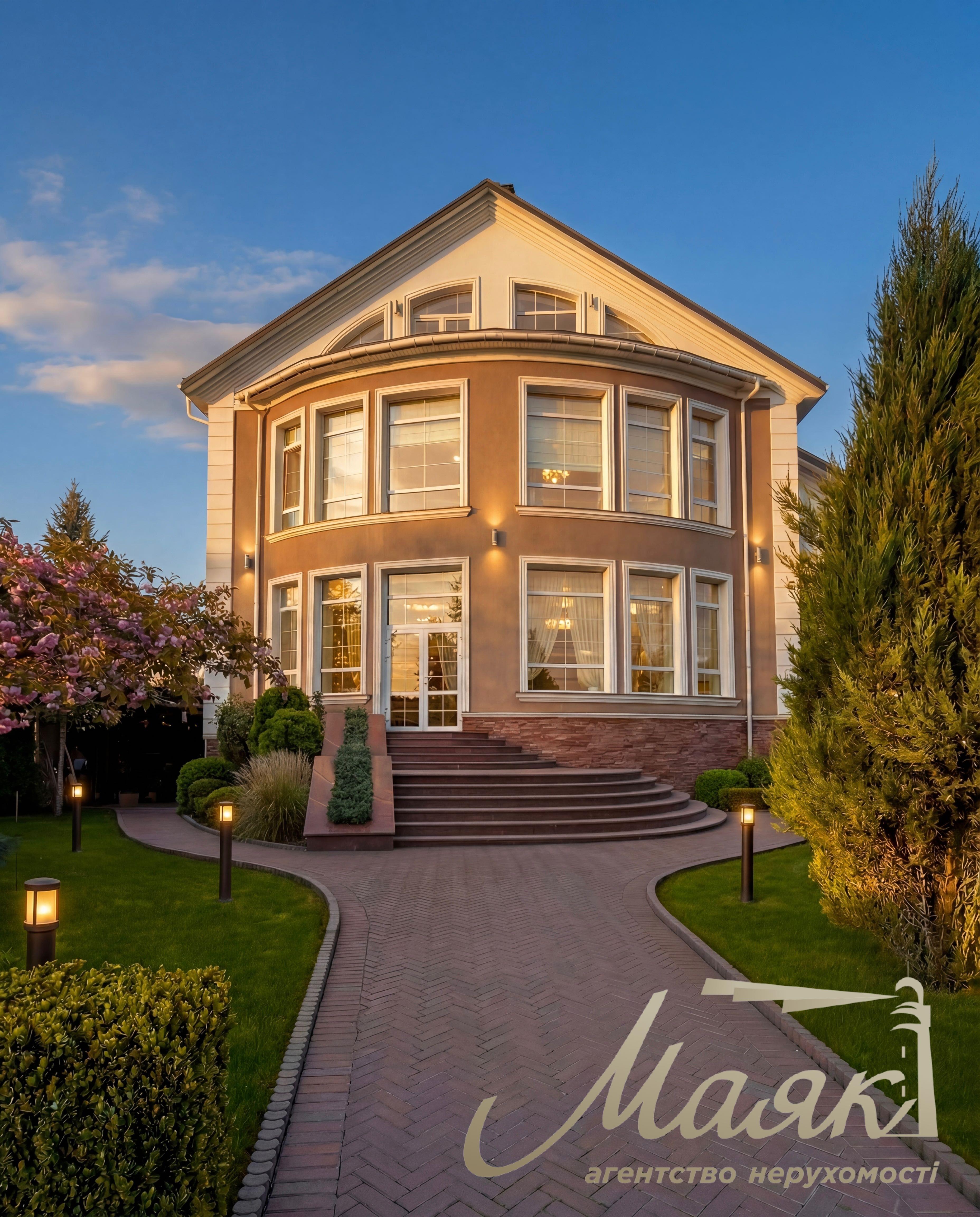 Оренда будинку 420м2 біля води, 9 км дамби, закритий КМ у с.Конча Заспа/Козин, Обухівський напрямок.