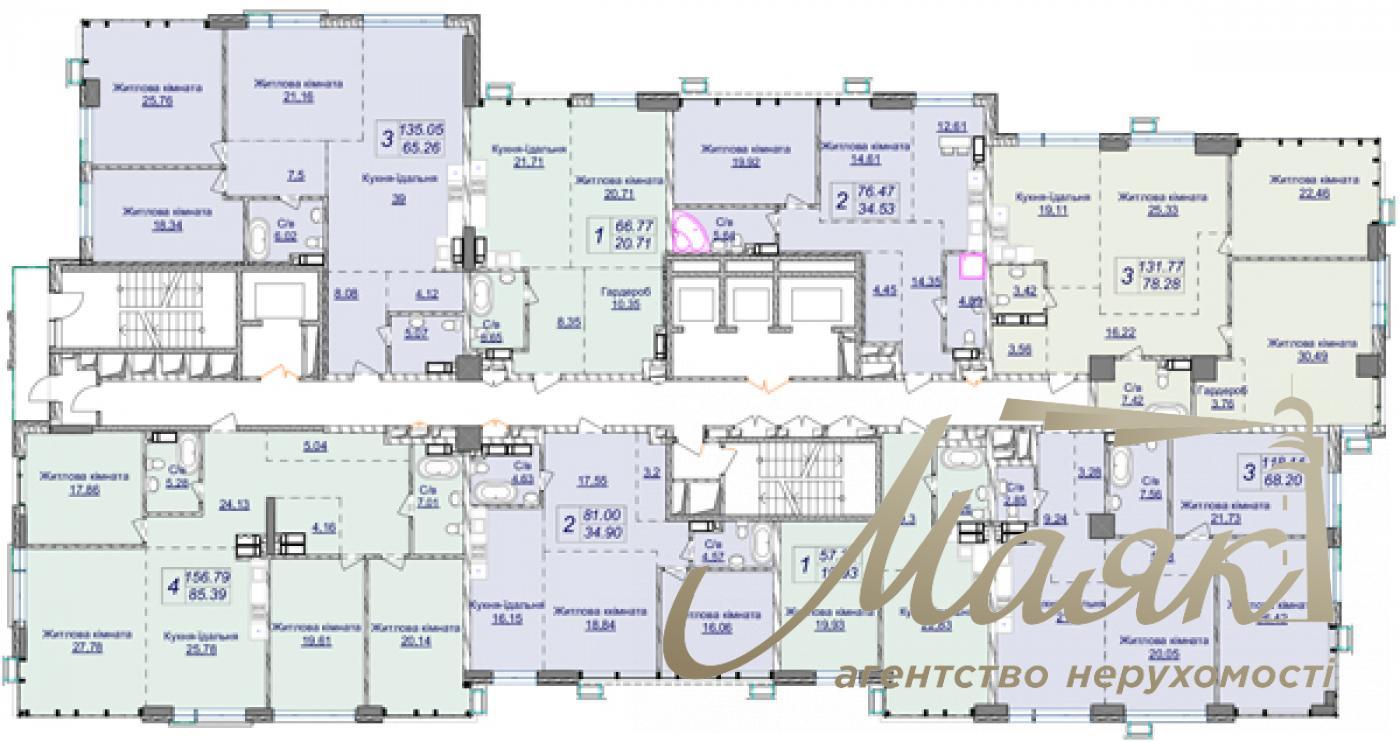 Продажа 2-х комнатной квартиры, 81 м2 в ЖК Новопечерские Липки Драгомирова