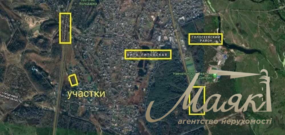 For sale plot of 18 acres, Kiev, Goloseevsky district, Chapaevka, Vita-Litovskaya.