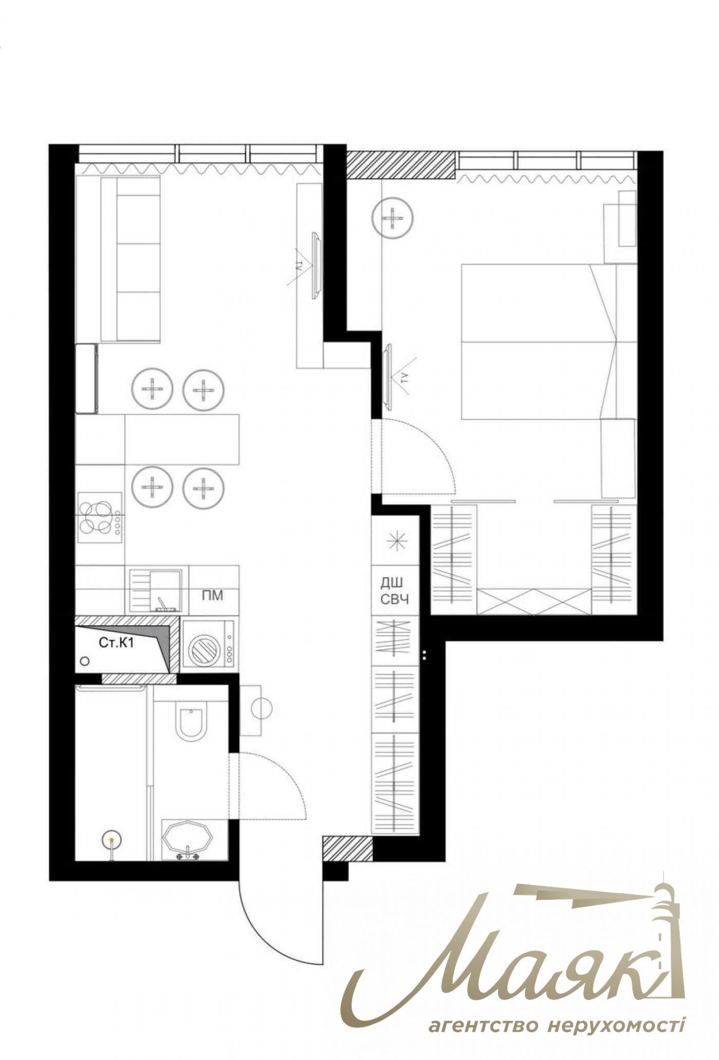 Продаж 2-кімнатної квартири з ремонтом у ЖК "Новопечерські Липки", вул. Драгомирова, 19Б