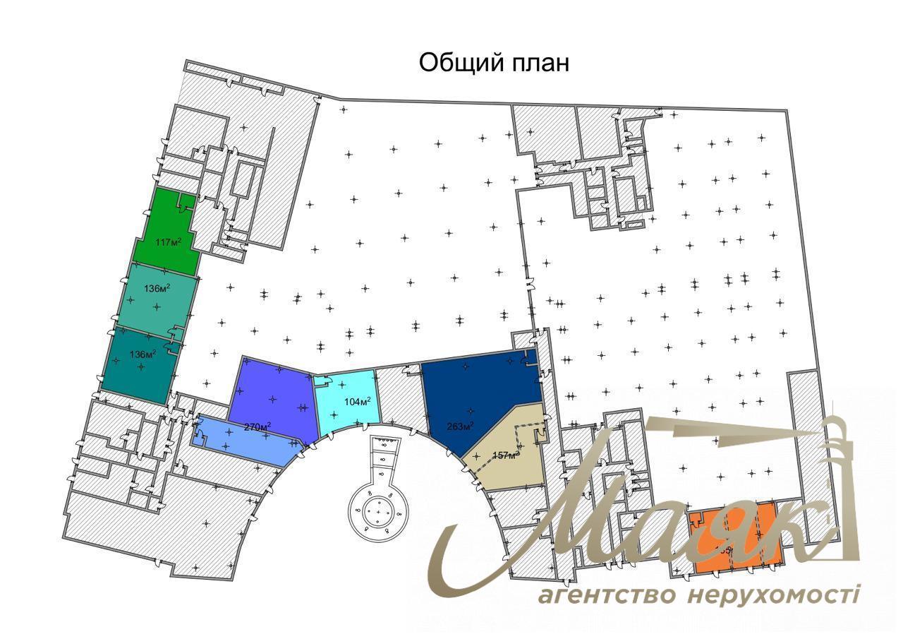 Rent of premises 263m2 residential complex Novopecherskie Lipki