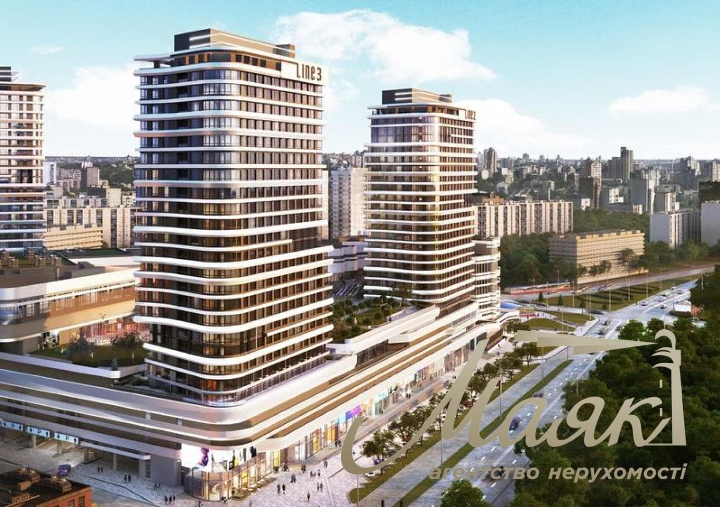 Аренда офисного помещения (6397м2) в БФК "White Lines", ул. Васильковская 1