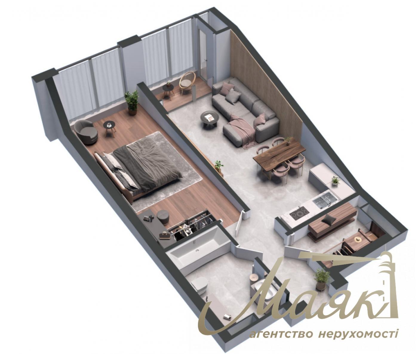 Продажа 1-комнатной квартиры ЖК А136, ул. Антоновича, Голосеевский район