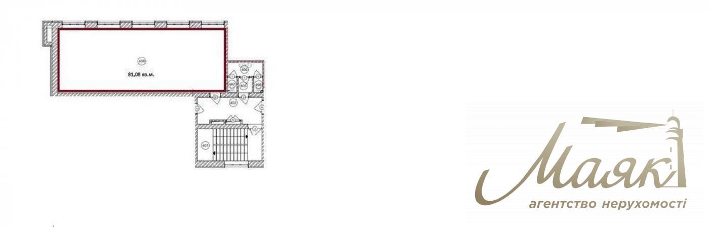 Office premises for rent in BC "Eurotown", Shevchenko district