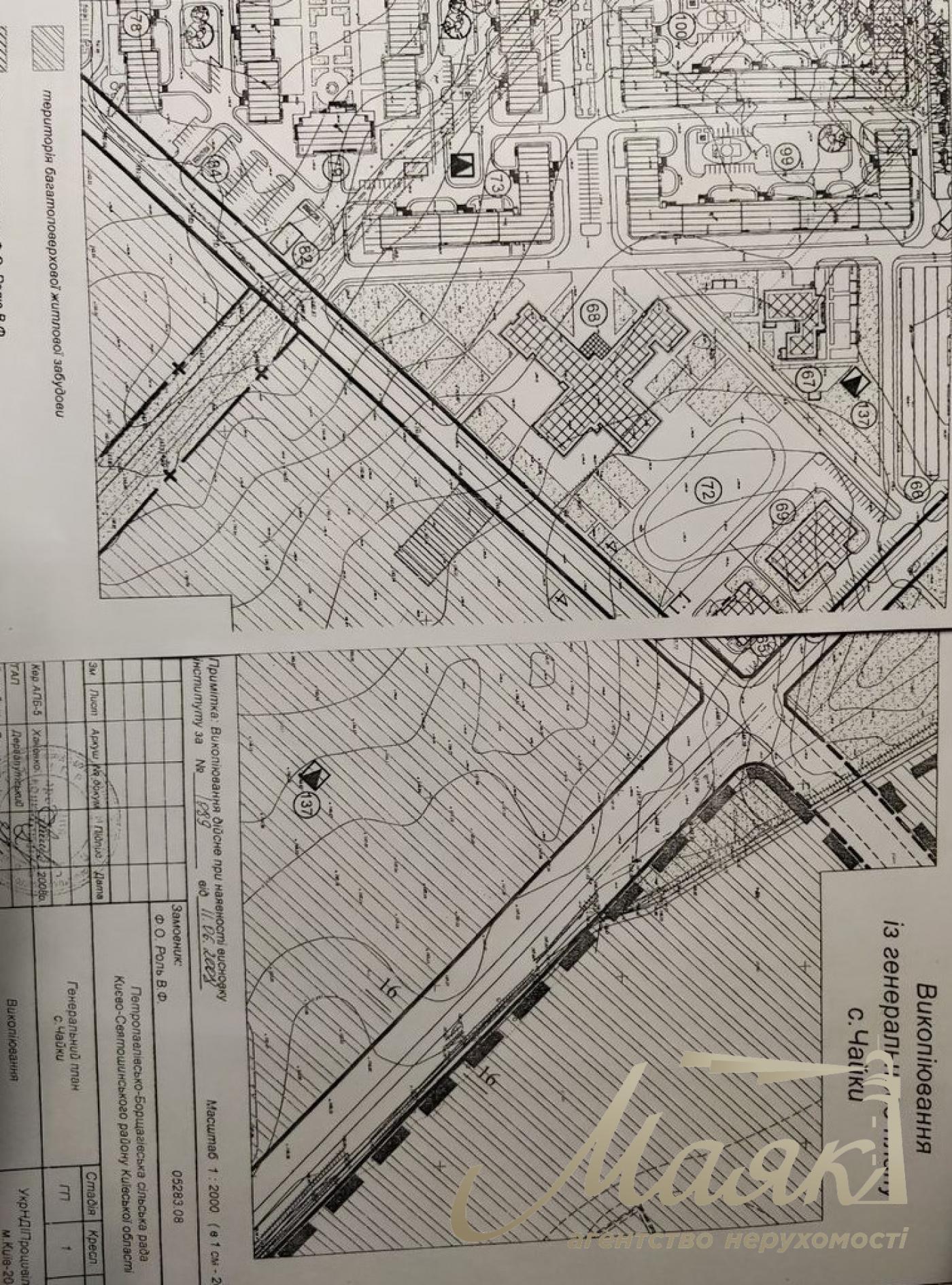 Sale. Land for individual construction, Kotsubinsky, Chaika streets