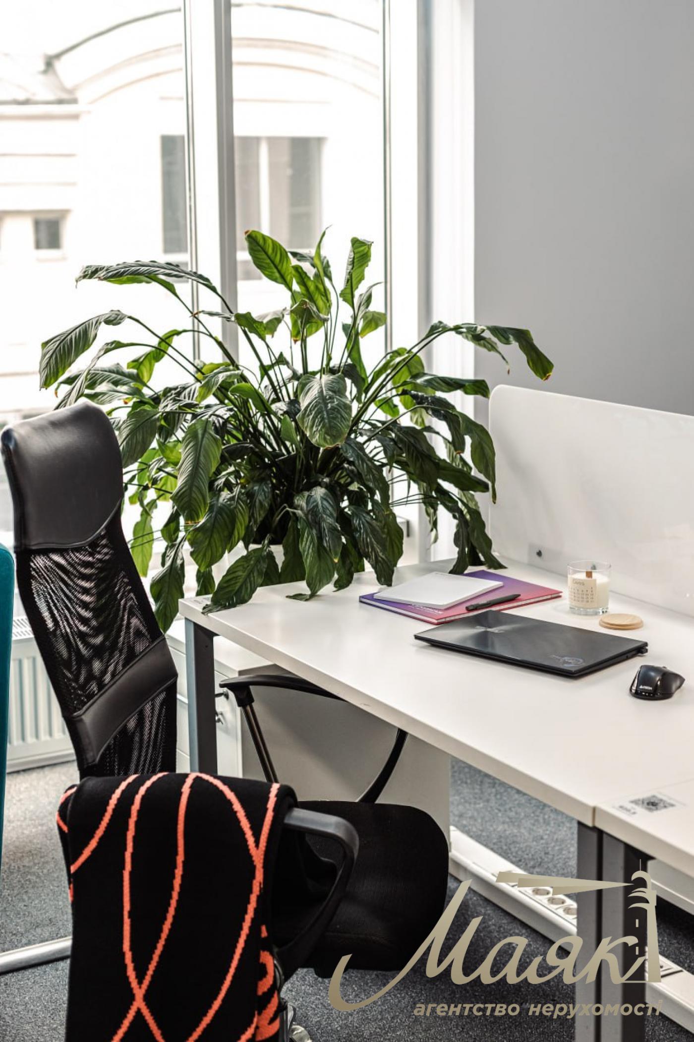 Оренда офісу 555 м2 у БЦ з ремонтом, меблями та терасою Олімпійська