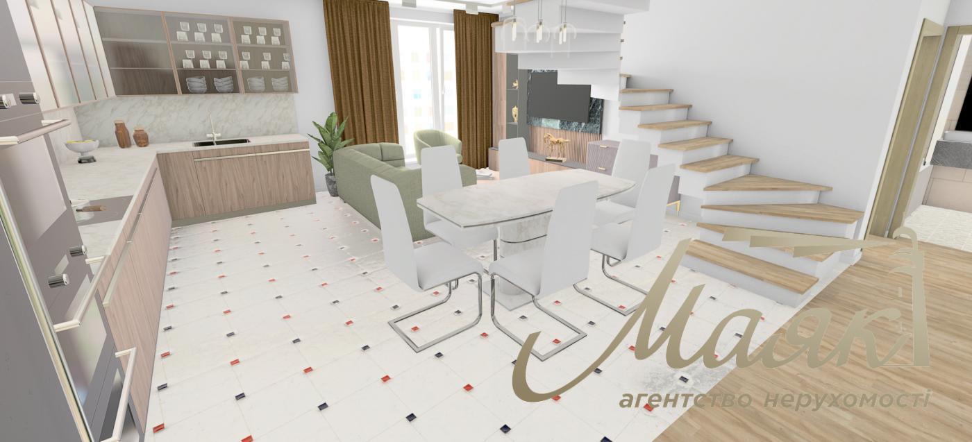 Продаж дворівневої 5-кімнатної квартири по вул. Клеманська 3 у ЖК Sister