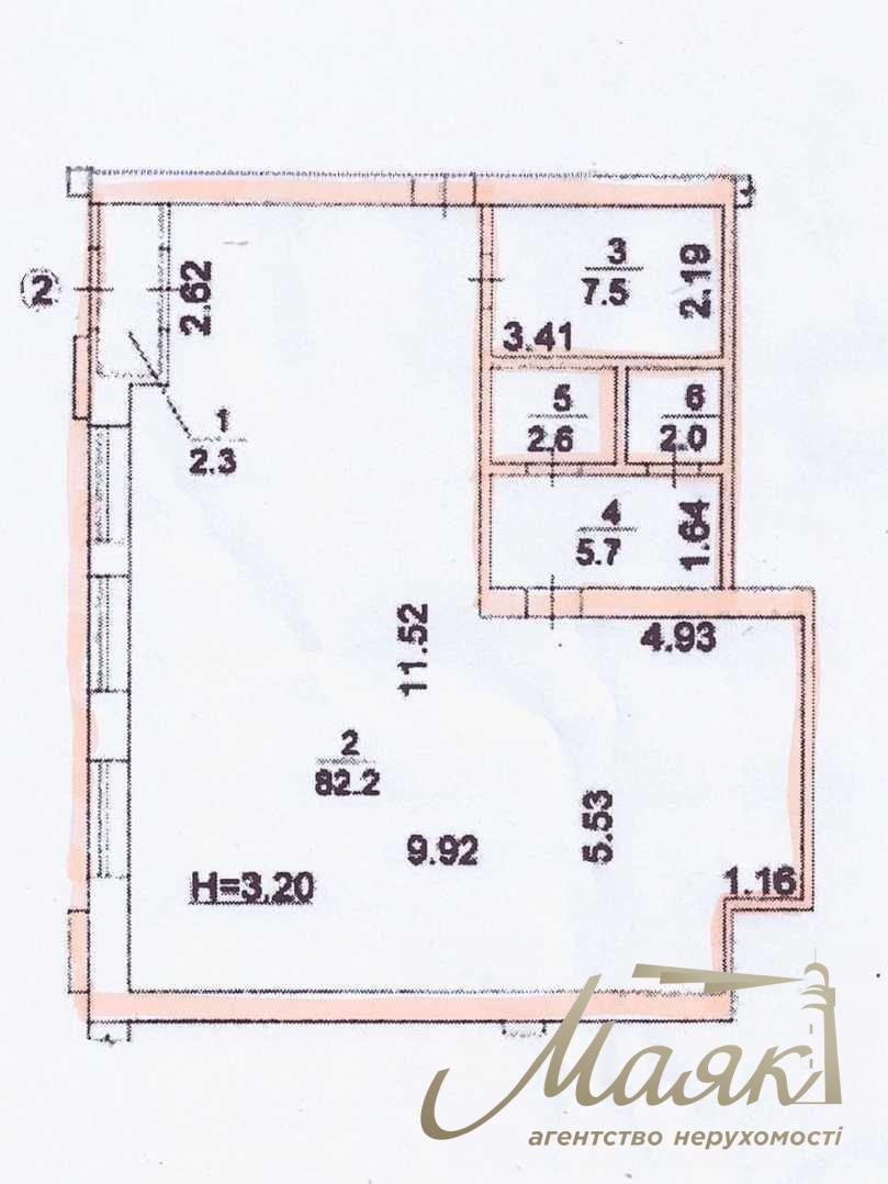 Аренда фасадного помещени, 102 м2 ул. Васильковская, 30