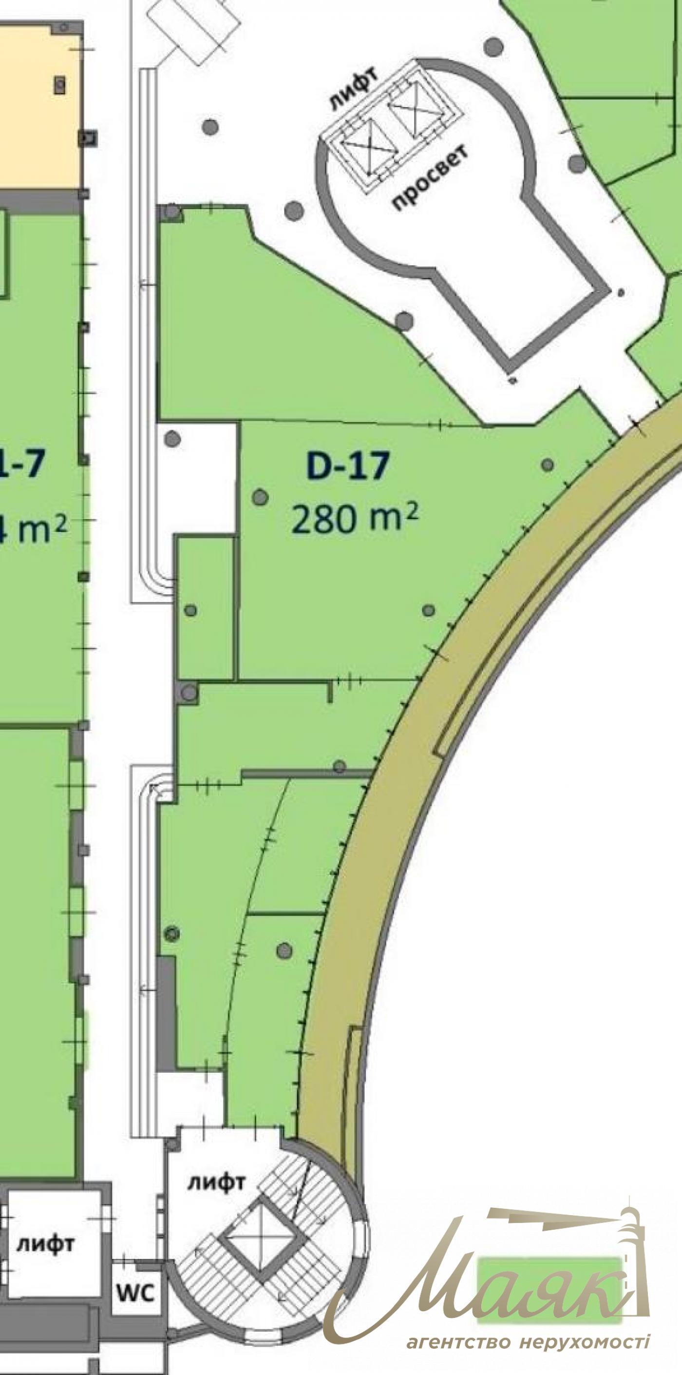 Аренда офиса с террасой 280 м²  , ул. Большая Васильковская