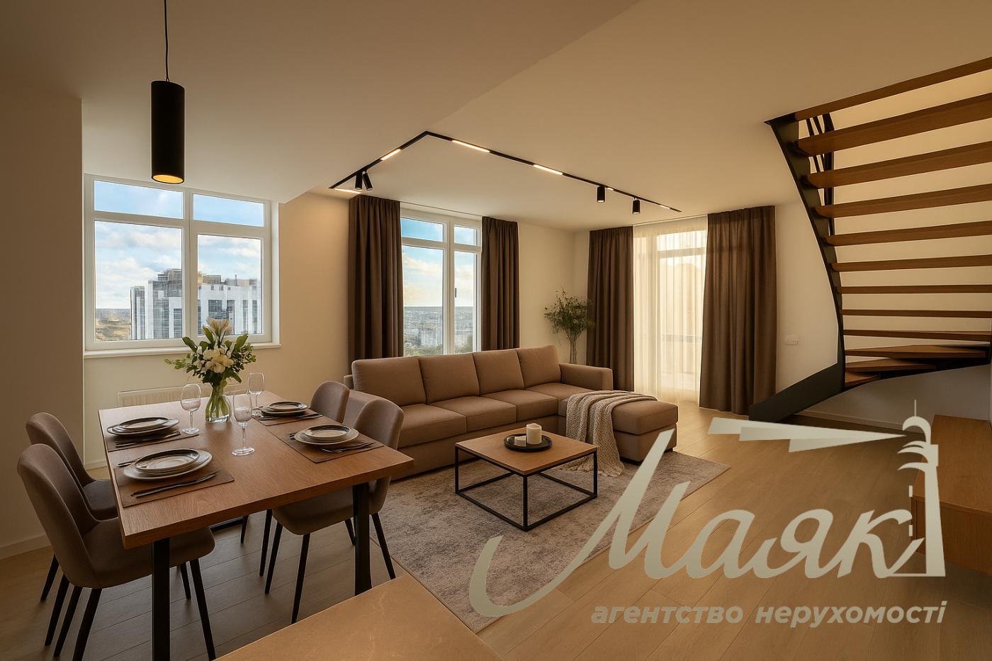 Аренда двухуровневой квартири  120м2 в ЖК " Подвысоцкий" , Печерск, Киев