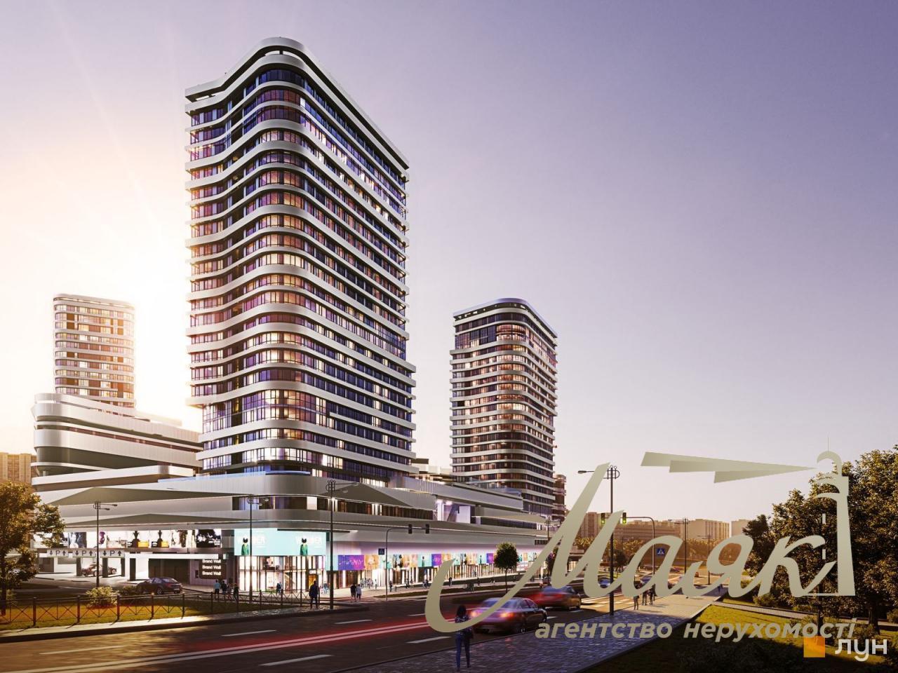 Продаж 1-к квартири 46 м2 у ЖК White Lines м. Голосіївська