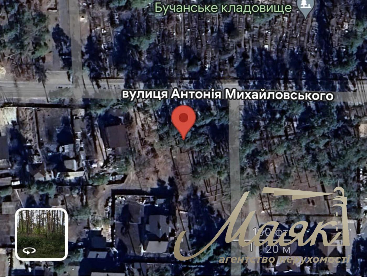 Продажа. Земля под инд. строительство ул. Антония Михайловского, Буча