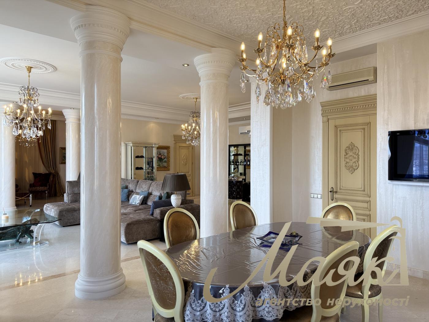 Аренда видовой 3к квартиры 245 кв. м на ул. Паторжинского 14, Центр, Шевченковский район