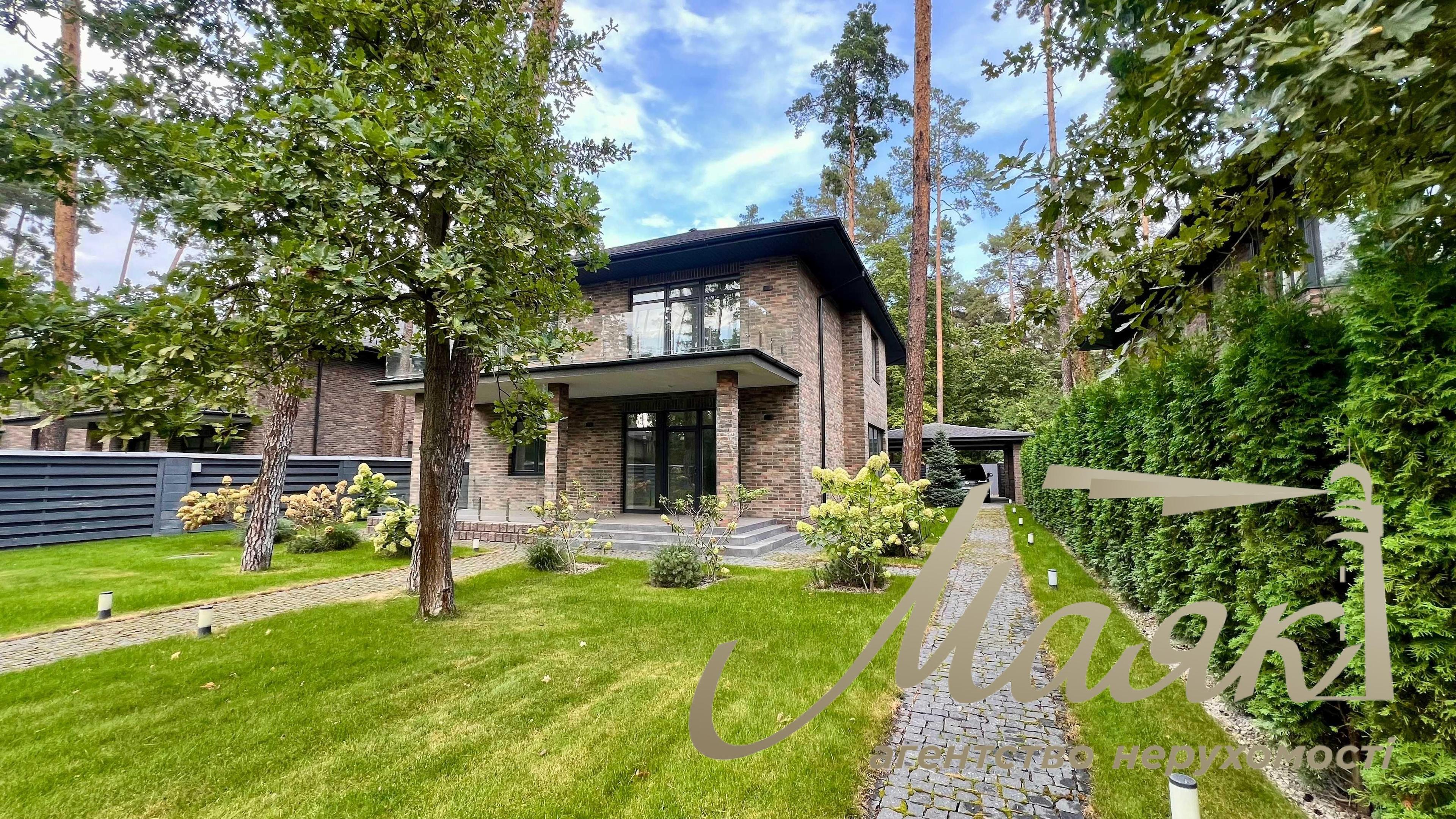 Продажа нового дома в невероятно живописном месте среди сосен, пгт Плюты, Киевская область, Обуховский район.