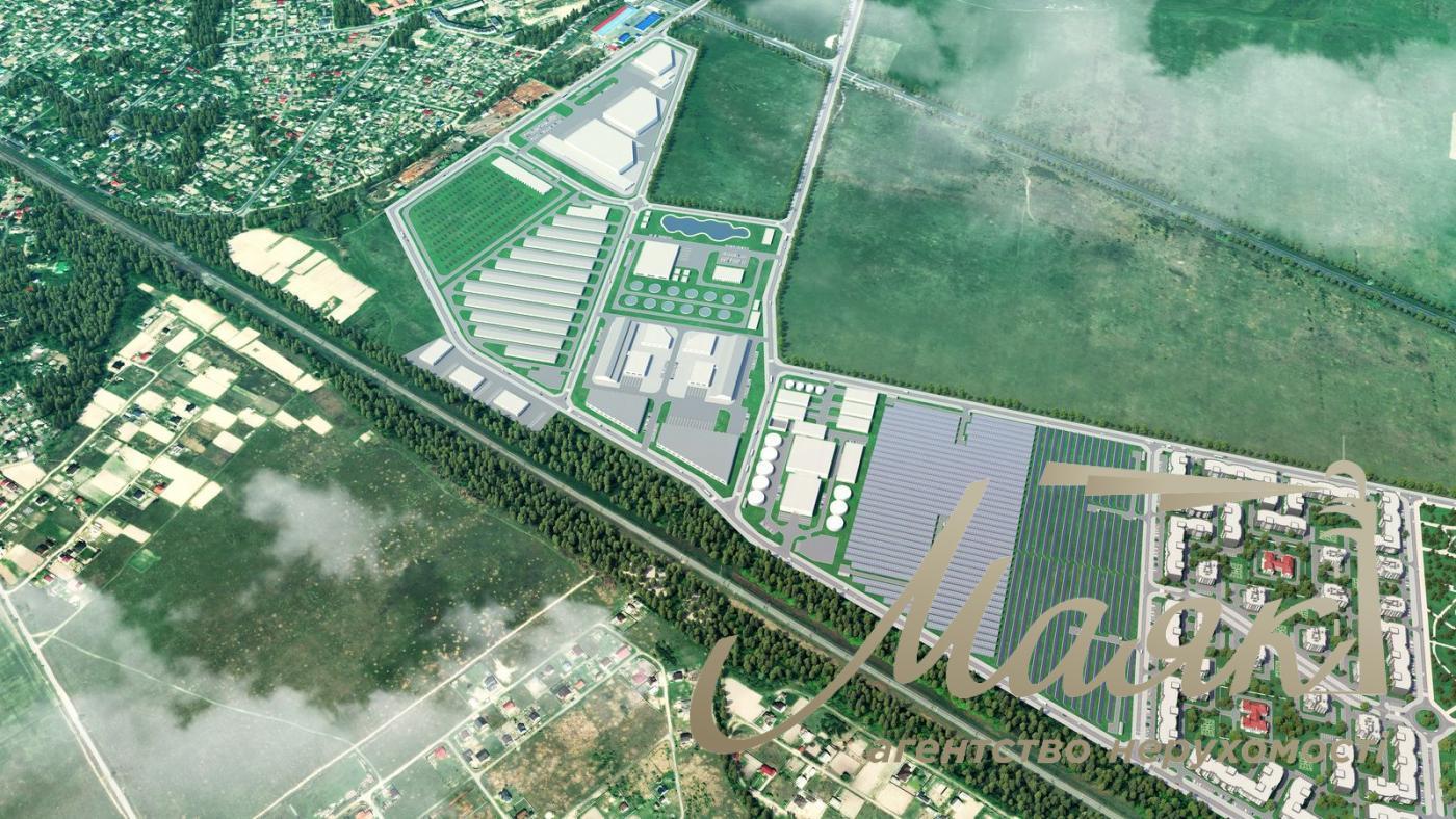 Sale of agricultural land 160 hectares. Industrial park