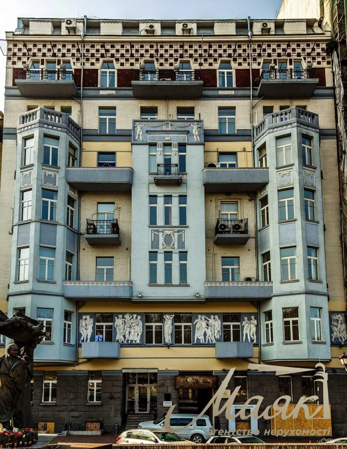 Аренда офисного помещения 650м2 в центре, пер. Музейный, Печерск
